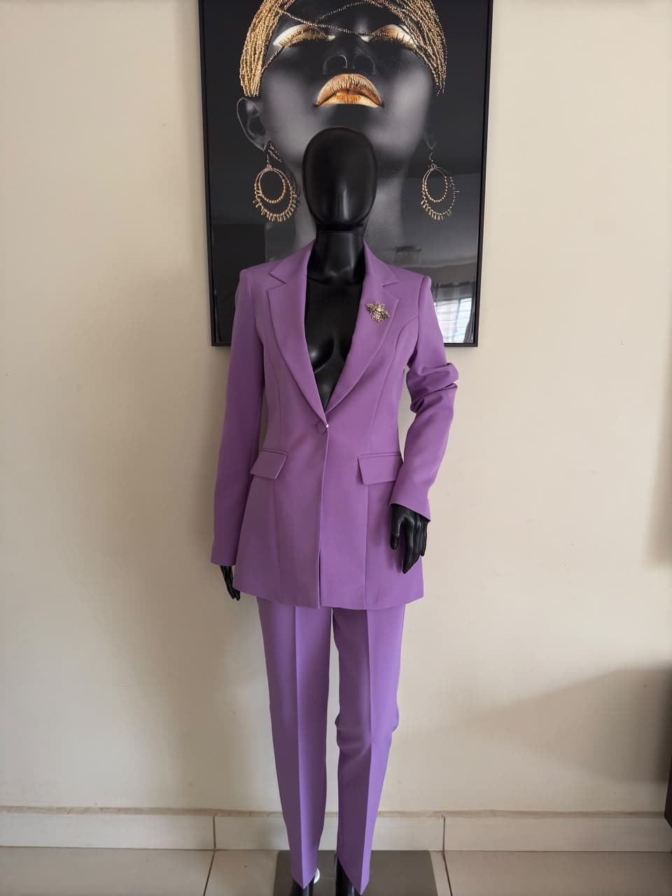 Classic Colour Suit – Purple